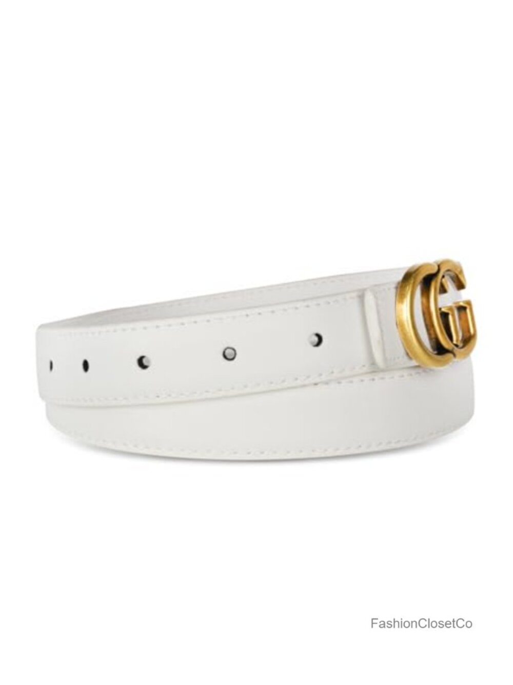 Women's Leather Belt with Buckle for Dresses Jeans Coats